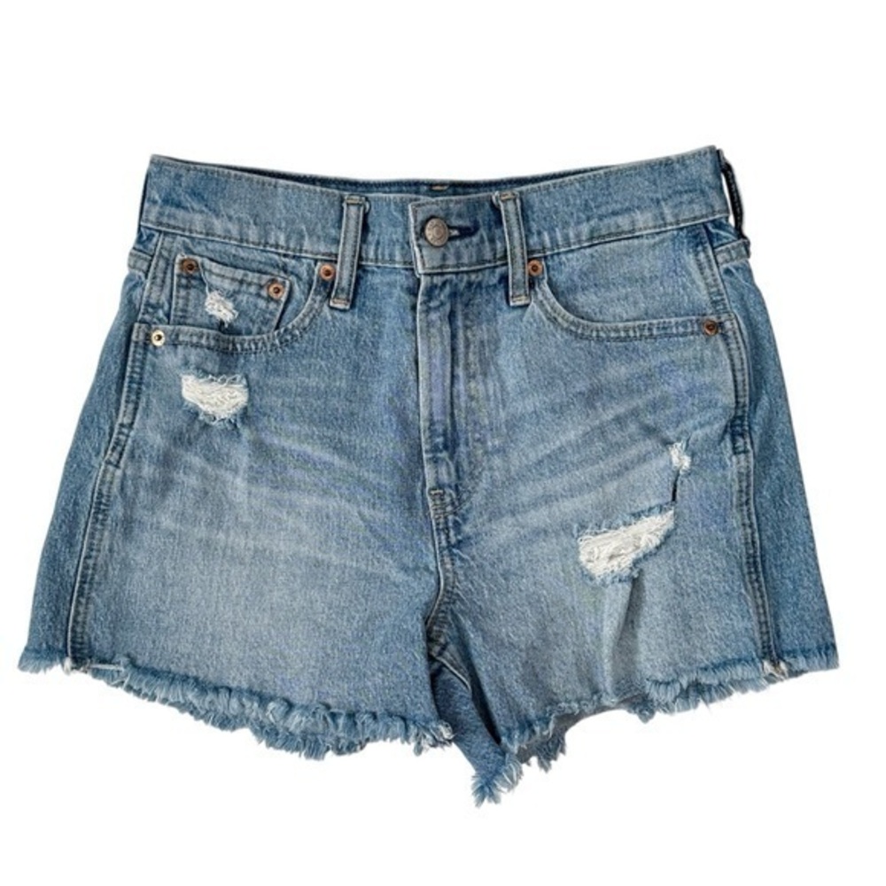 GAP High-Rise Denim Jorts Blue 27 (4R) 3” Inseam